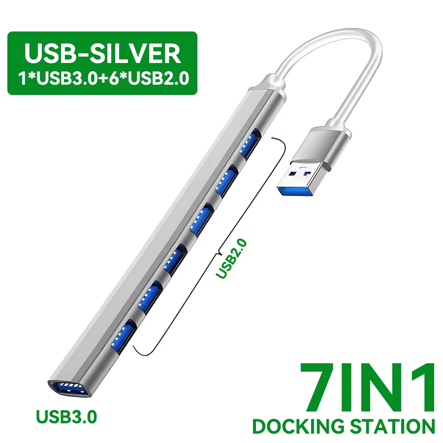 USB-C 3.0 4-Port OTG Hub