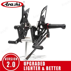 Arashi CNC Adjustable Footrest For SUZUKI GSX-R1000 2005 -2025 Rearset Foot Peg K7 K8 K9 L10 GSXR GSX-R 1000 2018 2019 2020 2021