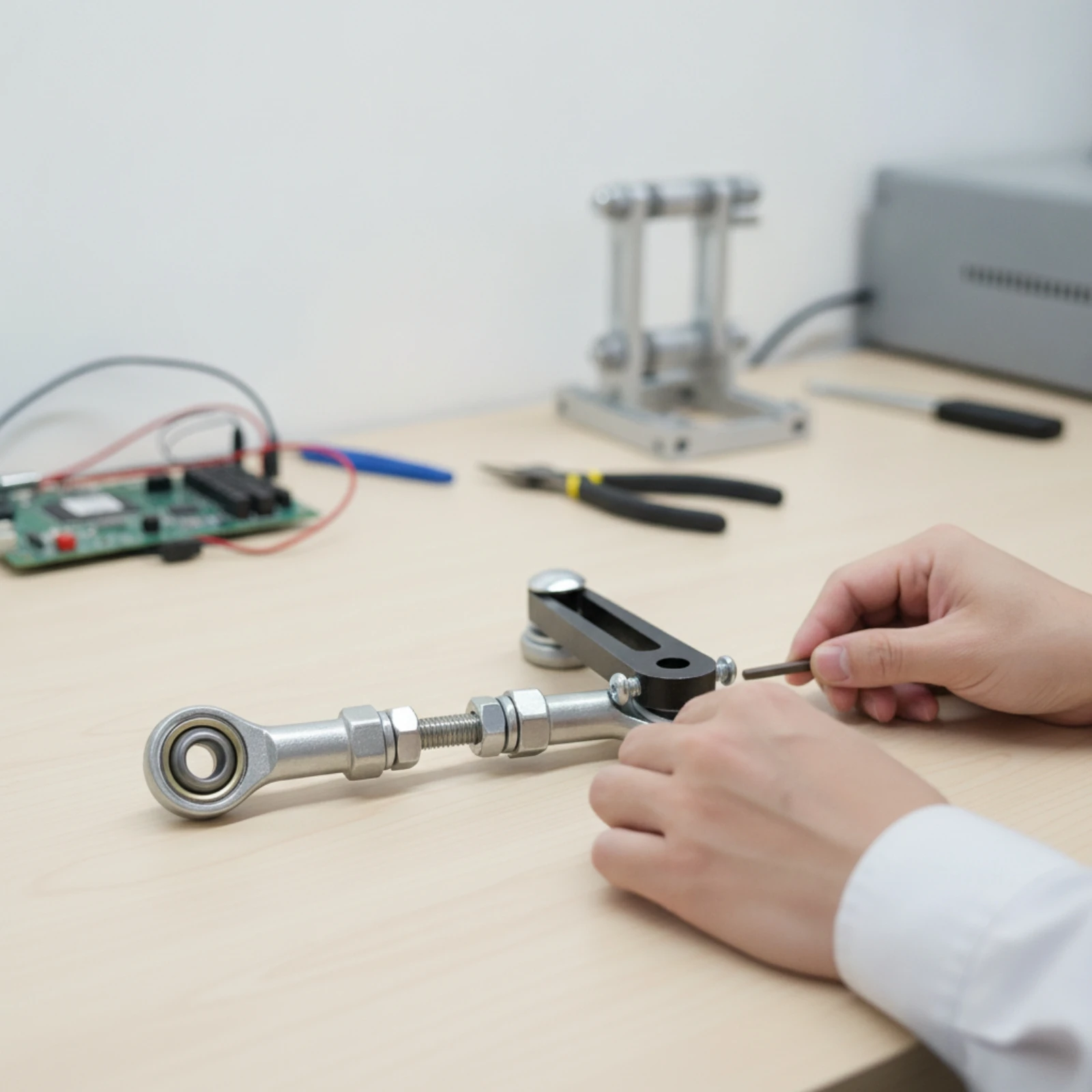 Swing Arm Linkage with Rod-End Joints Adjustable Swing Arm Linkage RC Car Part Mechanical Linear for DIYers