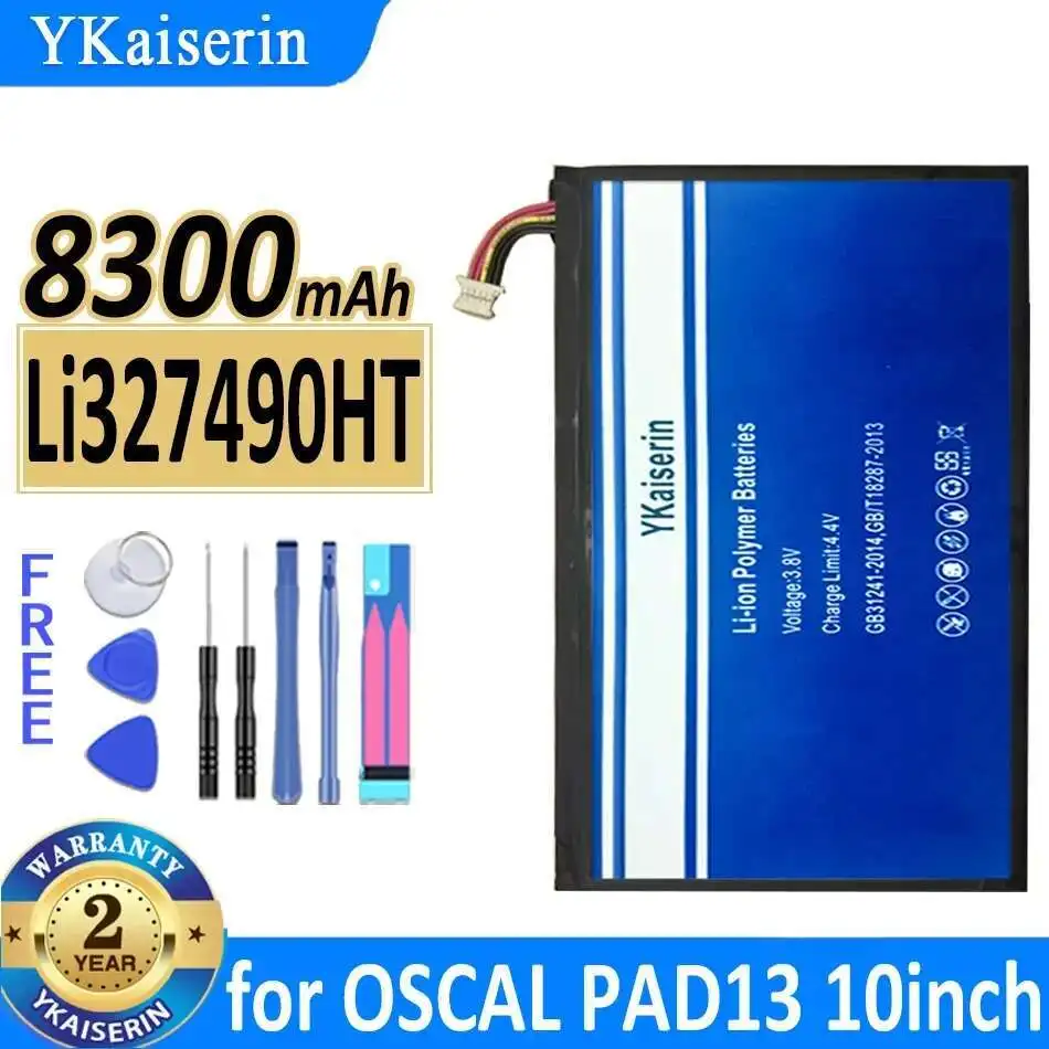 

Laptop Battery Premium Replacement Li327490HT 8300mAh For Oscal PAD13 10inch