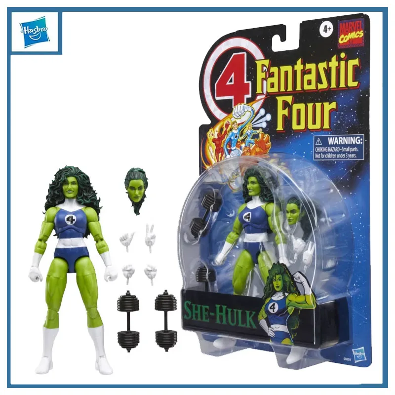 

Hasbro Original Marvel Legends Fantastic Four She-Hulk Action Figure Toys for Boys Girls Gift Collectible Model Ornaments
