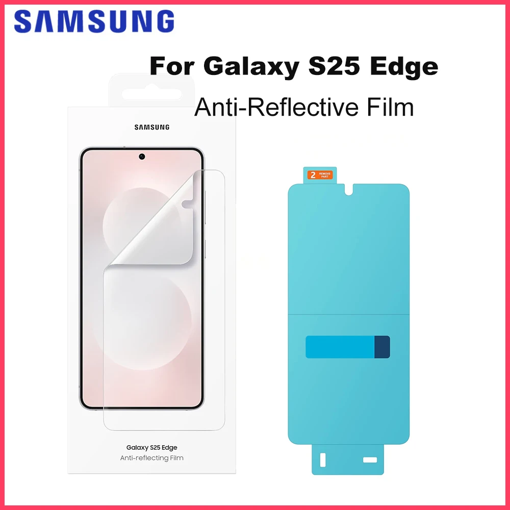 

2 шт. оригинальная антибликовая пленка Samsung Galaxy S25 Edge для Galaxy S25 Edge защитные пленки для экрана EF-US937