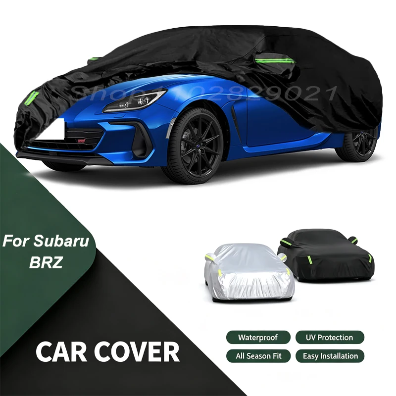 Car Cover For Subaru BRZ Waterproof Dustproof Outdoor Protection,UV Snow Sun Resistant Auto Exterior Cover Car Sunshade