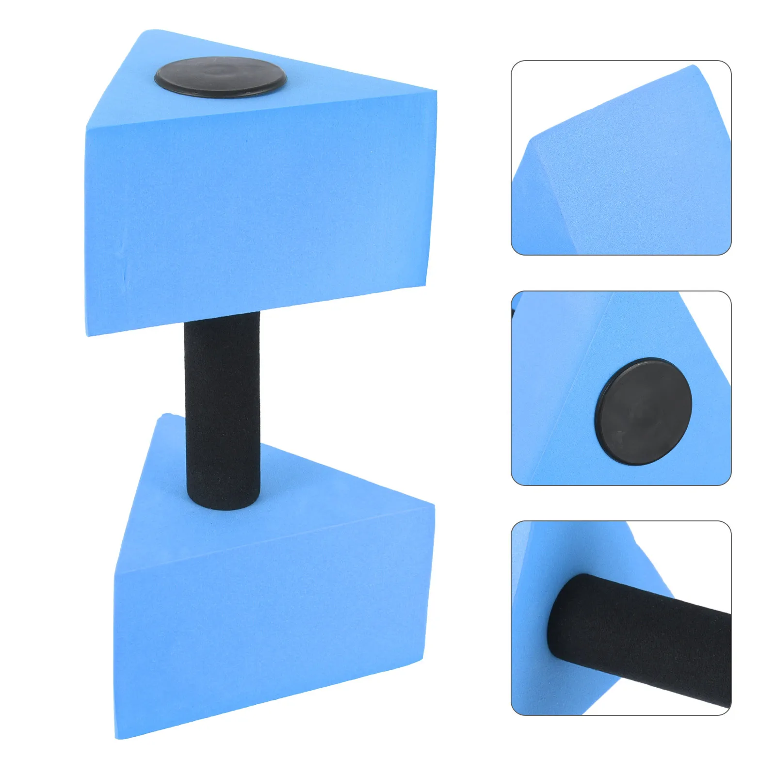 1 шт. водные гантели для бассейна, набор упражнений, оборудование для фитнеса, синие гири, аэробика, путешествия, ручные гири для женщин, 27x15 см