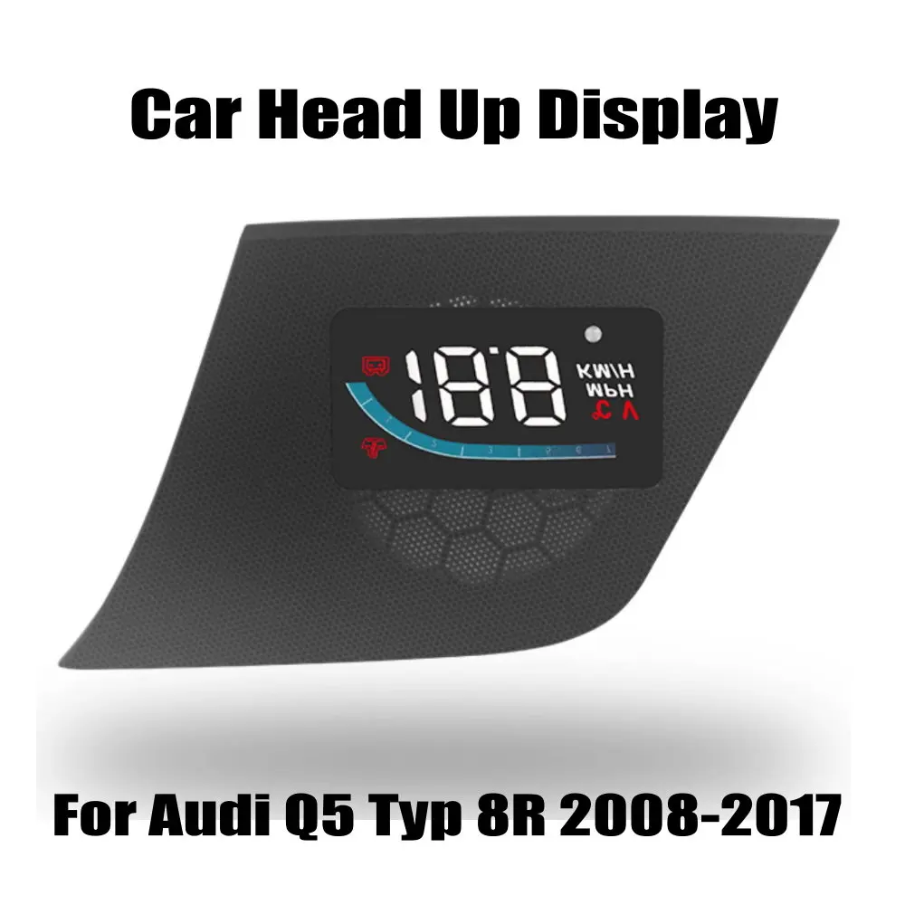 

For Audi Q5 8R 2008-2017 Car Head Up Display HUD Windshield Speedometer LED Projector Auto Alarm Electronic Accessories