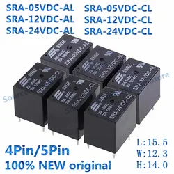 10 шт., планшетофон, планшетофон CL 20A, 4-контактный/5-контактный, 5 В, 12 В, 24 В, автомобильное реле