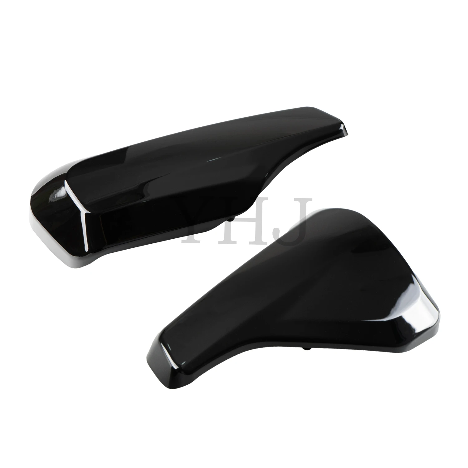 For Harley Street XG500 750 2014-2020 A Pair ABS Plastic Left & Right Motorcycle Battery Side Fairing Cover Gloss Black/Chrome