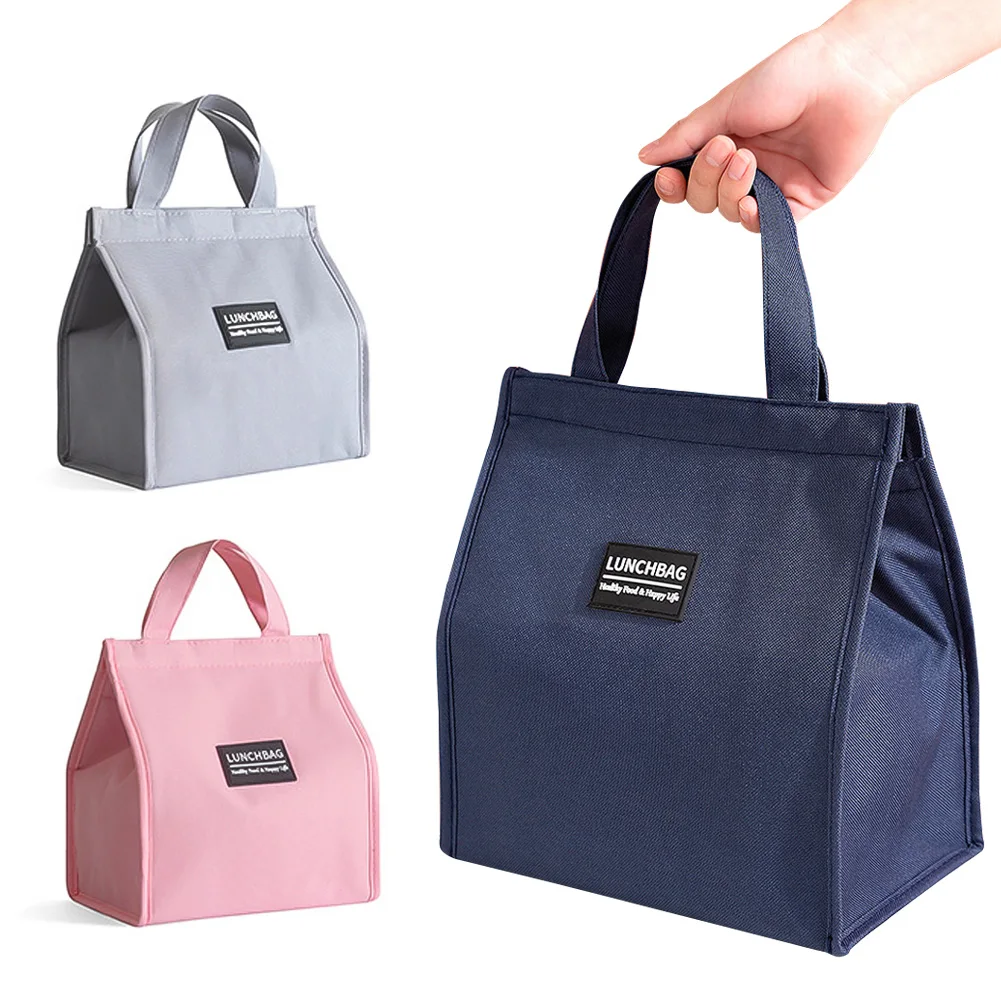 Thermal Insulated Lunch Bags for Men Women Oxford cloth Bento Box Organizer Portable Lunch Bag Cooler Bag Tote Food Storage Bags