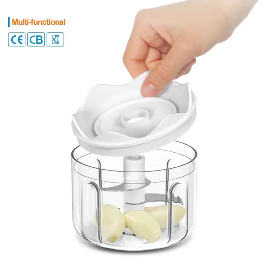 250ml Rechargeable Kitchen Portable Electric Garlic Vegetable Chopper Mini Food Processor Food Blender Cheese grater