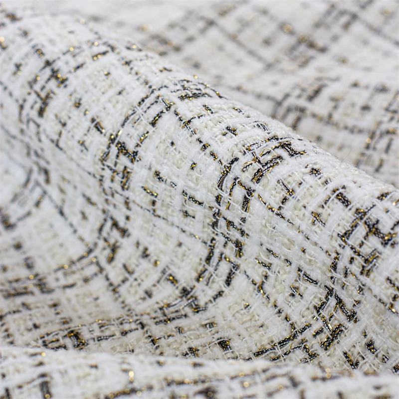 Nieuwe Tweed wollen stof herfs - Textile And Sewing Materials recensie en prijs