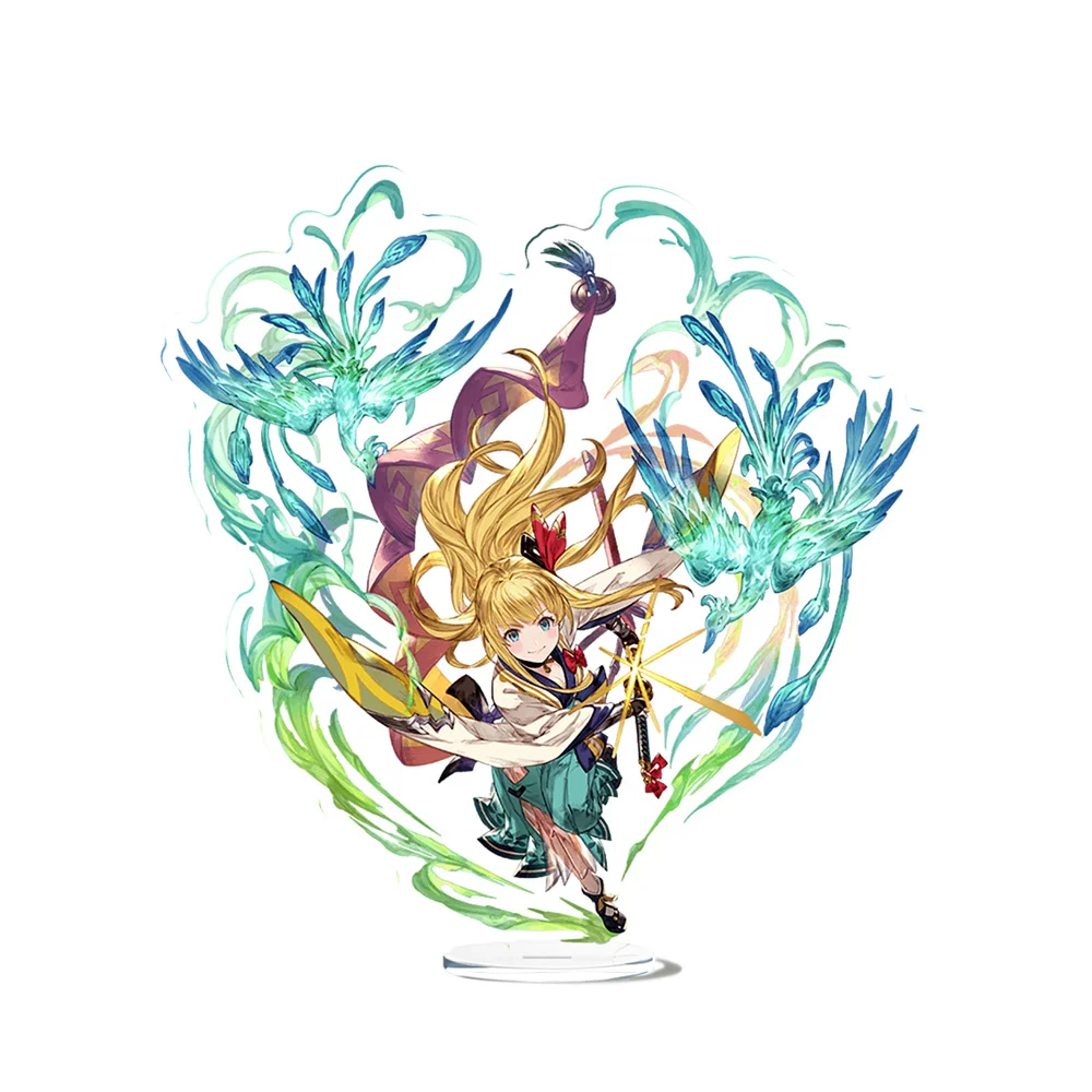 Anime Granblue Fantasy Relink Acrylic Stand Model Cosplay Charm Characters Ornament Accessories Goods Christmas Gifts 15cm