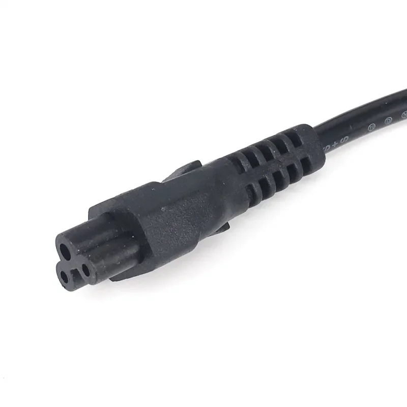 EU European AC Power Cord Euro IEC C5 Power Extension Cable 1.2m 1.5m Power Cable For Notebook Laptop PC Computer Monitor image 3