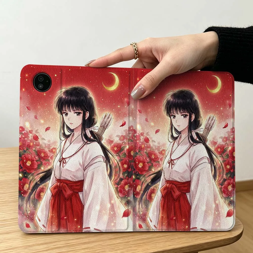Anime Cool Kikyo For Lenovo Xiaoxin Pad Pro Tab P12 P11 11 13 11.2 11.5 10.6 inch K11 Plus Tablet Case Pen Tray