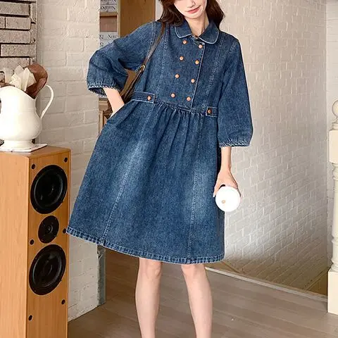 anne klein denim dress Anne Klein Grommet Shirtdress