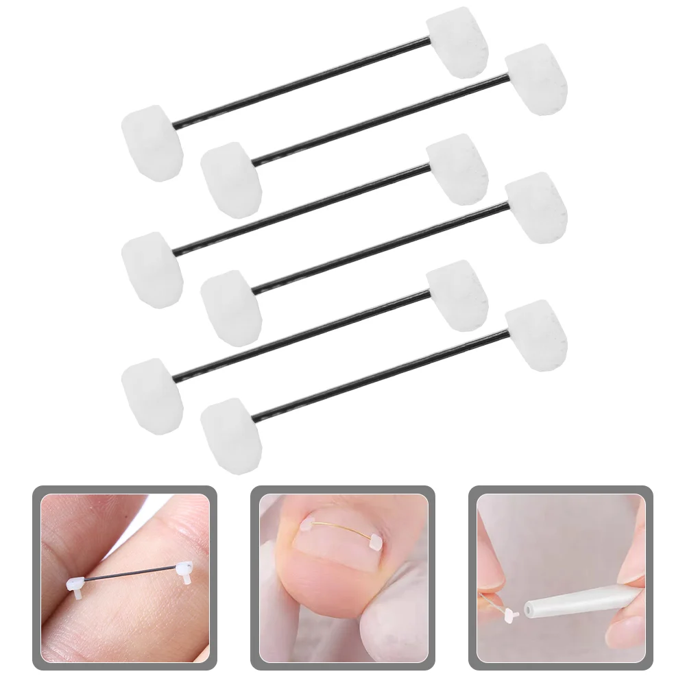 

6 Pcs Professional Toenail Tool Household Corrector Tools Orthotics Convenient Wire Reusable Titanium Alloy Ingrown Treatment