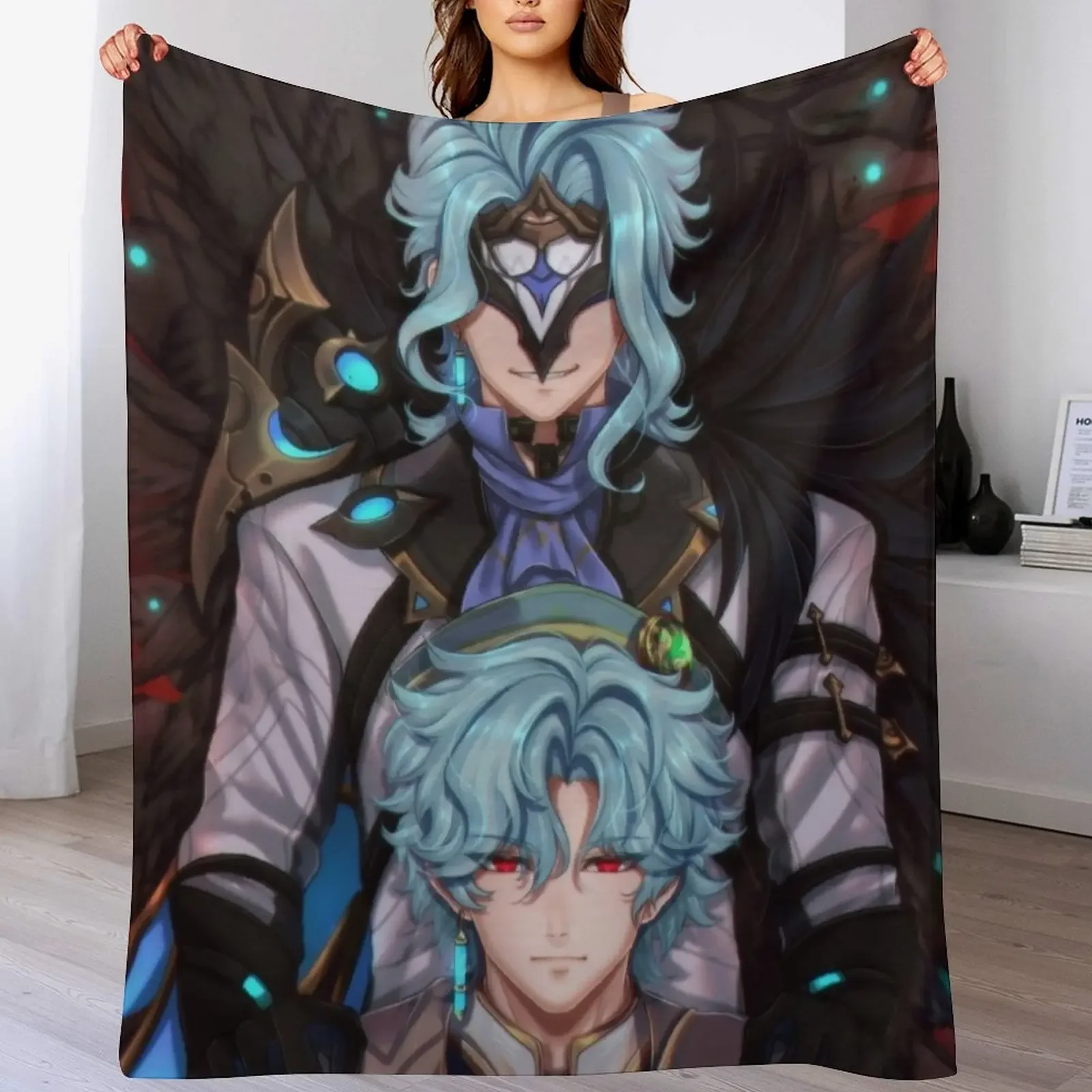 

dottore and akademiya dottore Throw Blanket Thermals For Travel for sofa Decorative Sofa Cute Plaid Blankets