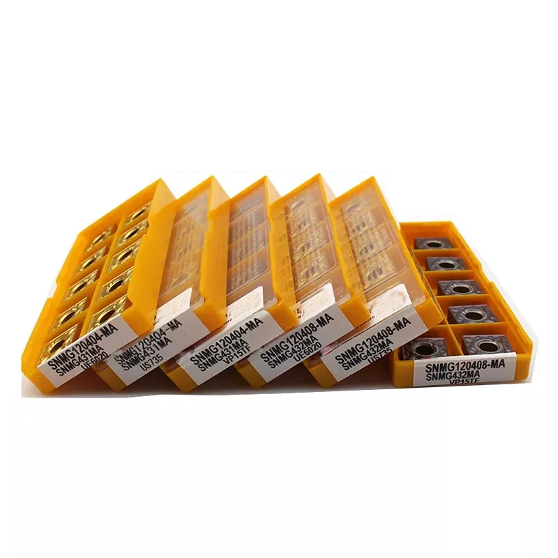 10 шт. SNMG120404 SNMG120408 MA VP15TF UE6020 US735, карбидные вставки, токарные инструменты, инструмент для токарного станка с ЧПУ