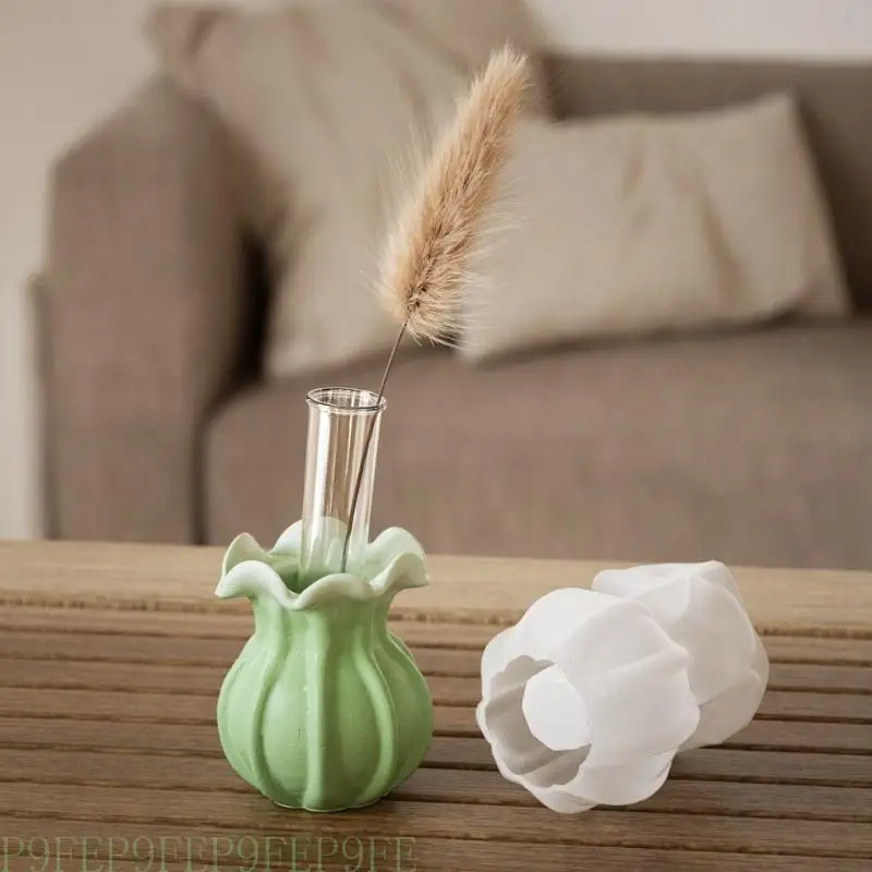 

Антипригарная силиконовая 3D форма для подсвечника, декоративная гидропонная форма для вазы, форма для гипсового держателя ручной работы