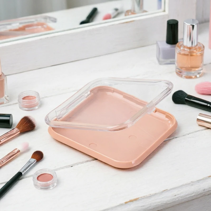 

1Pc Home Empty Nail Storage Boxes For Packaging Square Shape Box Nail Tips Press On Nail Packaging Case Small Business Dropship