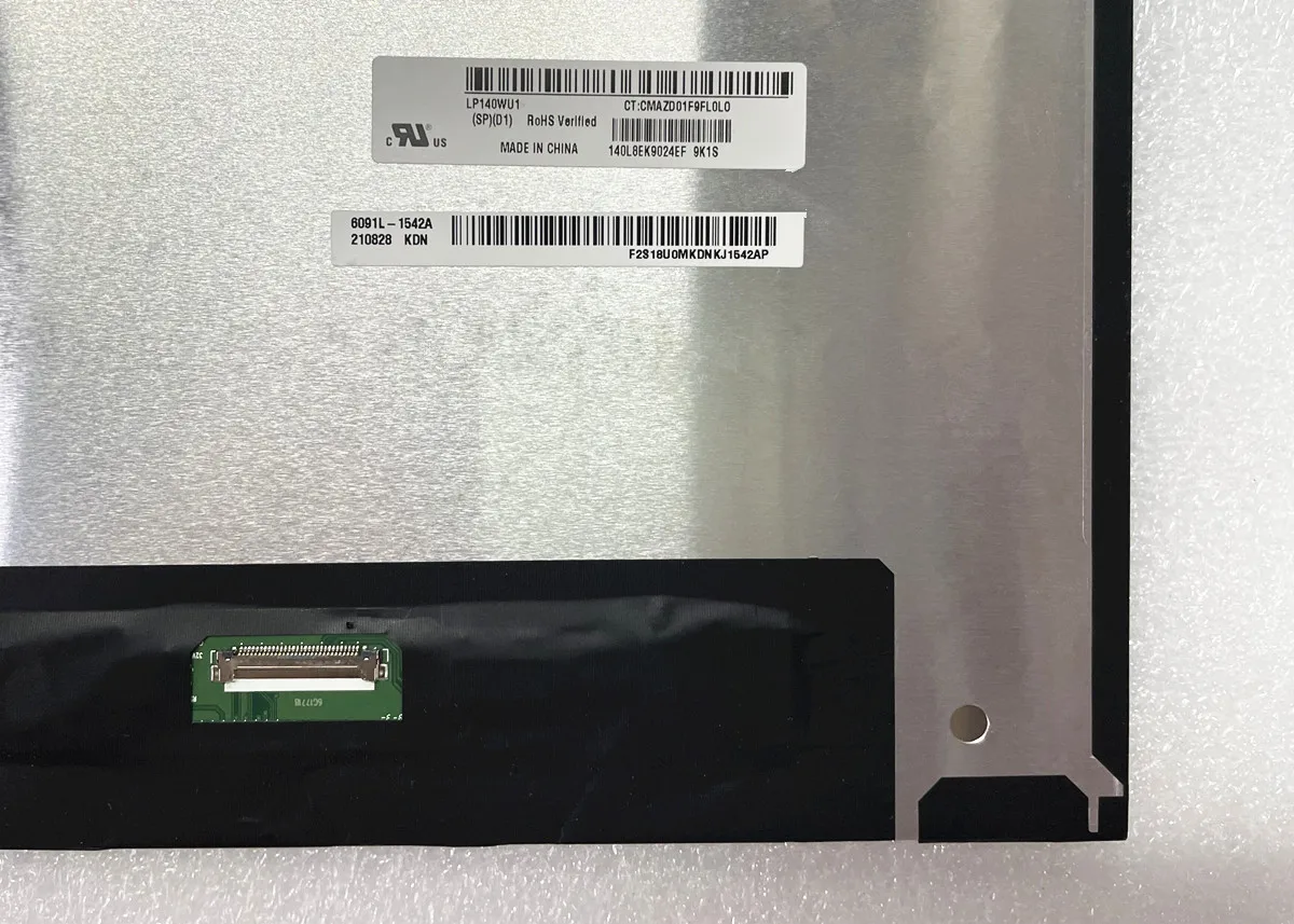 

LP140WU1 SPD1 30 pins 1920x1200 14.0'' IPS Panel LCD Screen Display Matrix