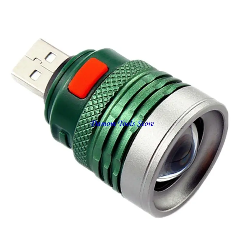 57BE LED مصباح يدوي مع إعادة شحن Torch Torch Mini Light Small Bright Handheld