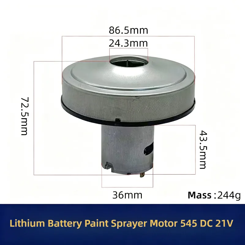 Lithium Battery Spray Gun Motor 545 Model 21V Lithium Battery Brush Spray Gun Motor Assembly Accessories