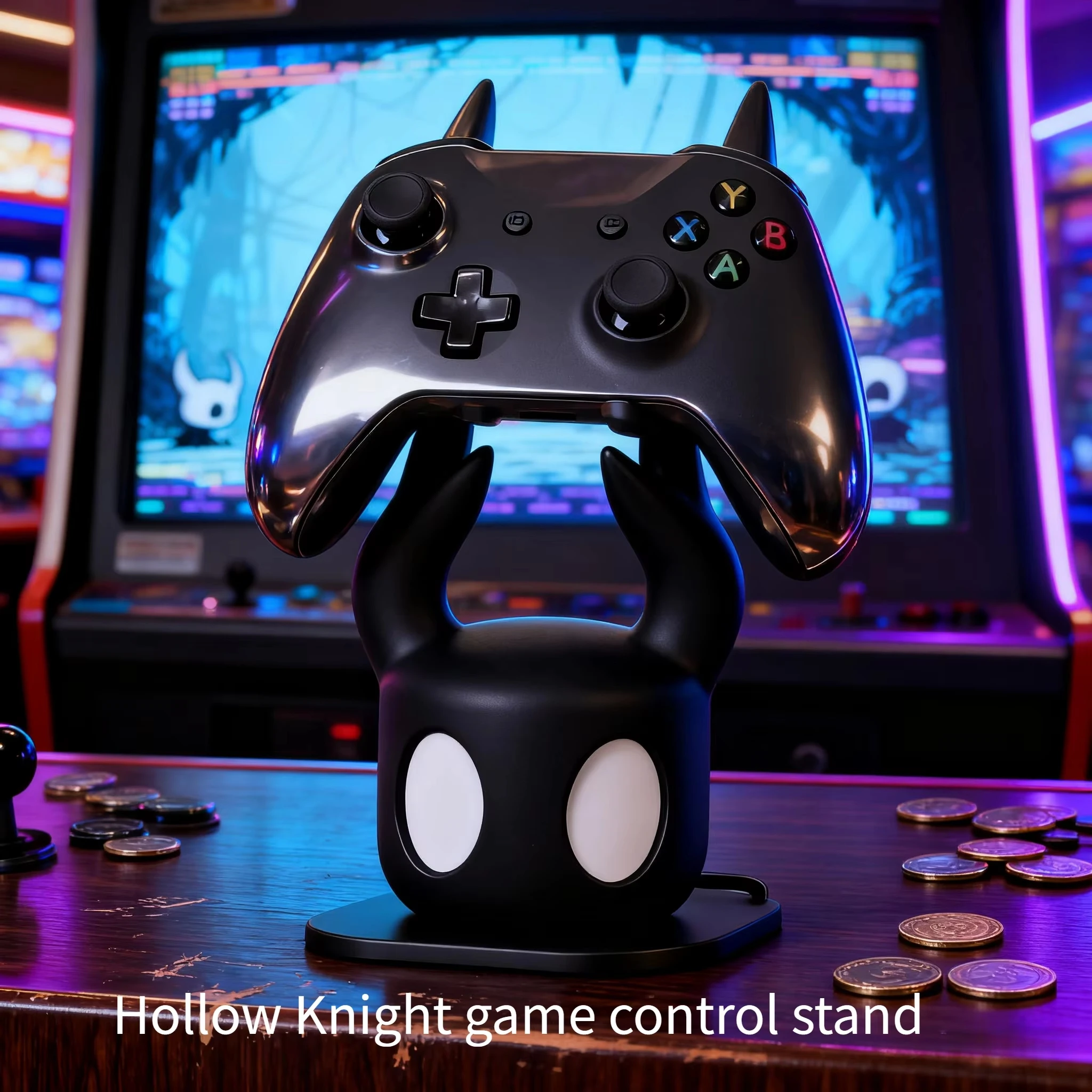 

Desktop Creative Cartoon Ghost Game Controller Stand For PS5/XBOX/switch Luminous Design Cool Game Controller Display Stand