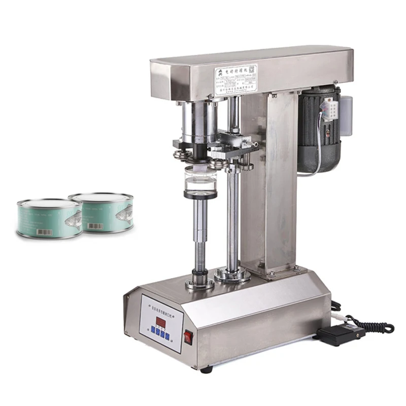 

Bottle Cap Capping Machine Lid Cover Locking Pressing Aluminum Metal Lid Capper Metal Can Sealing Machine
