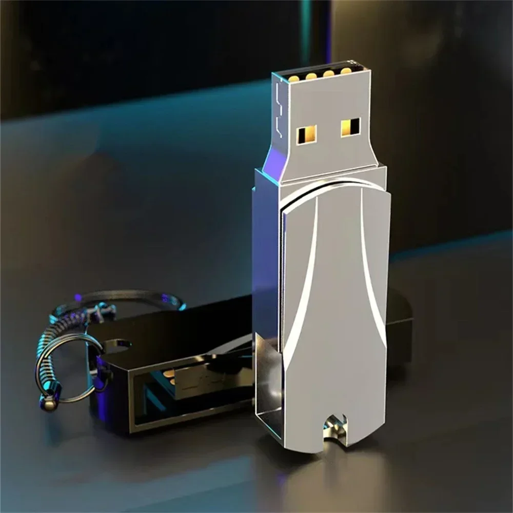 Unidad Flash USB 3,0 de alta velocidad Real, unidad de bolígrafo de Metal de 2TB/1TB/512G, Mini memoria de disco Flash resistente al agua, unidad de bolígrafo de disco U de 32G