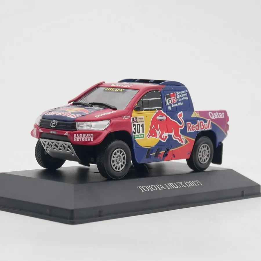 

Diecast Ixo 1:43 Scale Toyota Hilux Dakar 2017 Racing Alloy Car Model