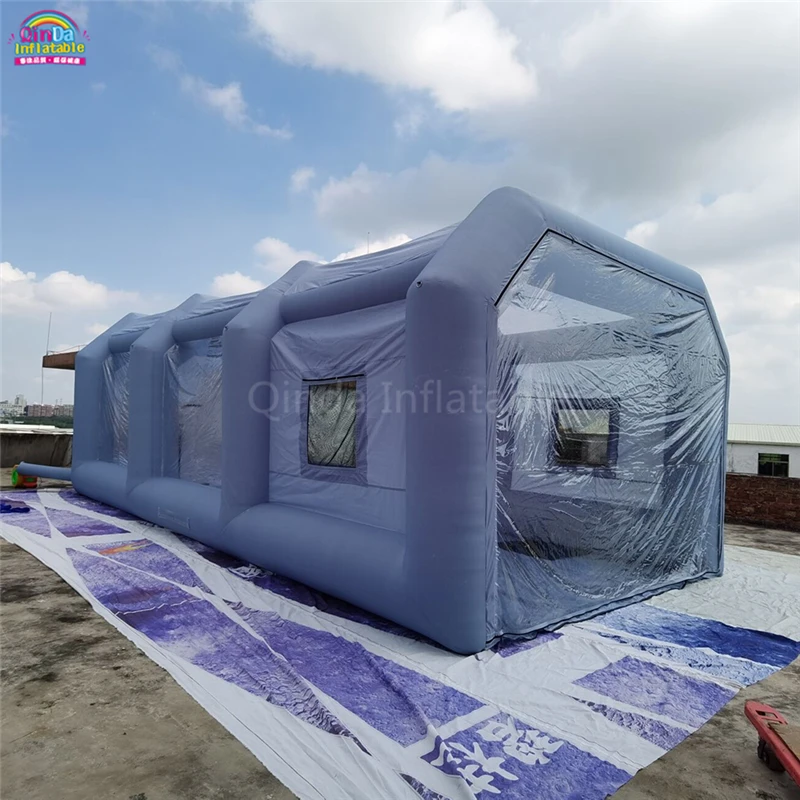 Custom Best Carcoon Mobile Inflatable Auto Paint Spray Booth With Air Blowers