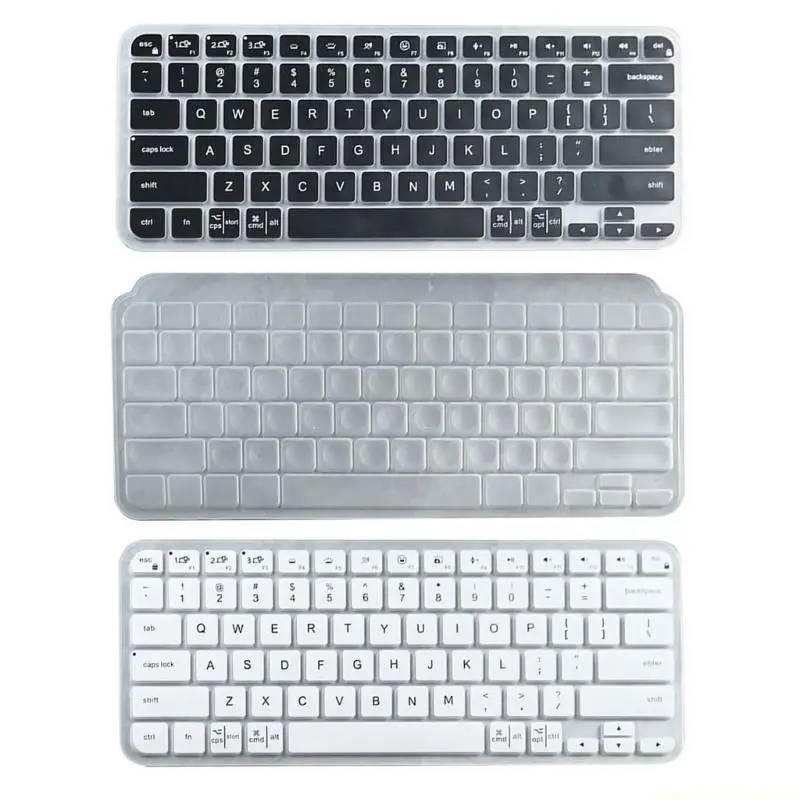 Clear Desktop Computer Keyboards Cover Skin for Keys Mini Keyboards, AntiDust Waterproof Keyboards Protectors Skin