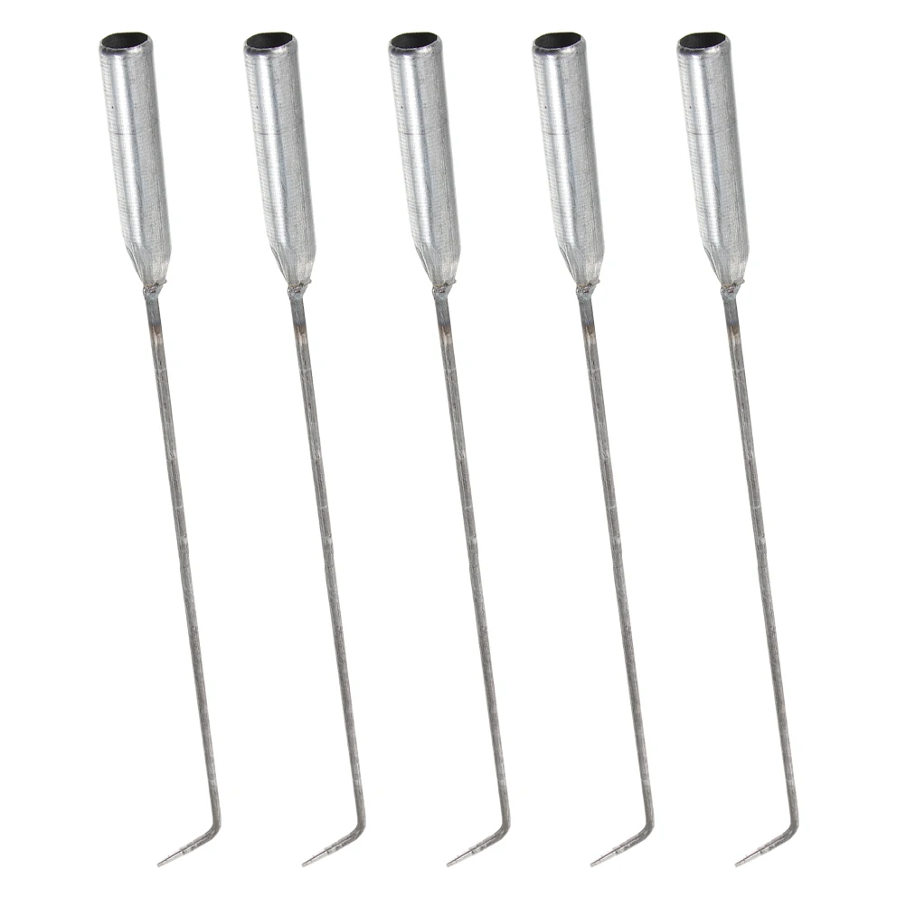 

5Pcs Bbq Hook Fire Poker Set Heavy Duty Steel for Outdoor Indoor Use Camping Fireplace Wood Stove Pit Tools Fire Pit Poker