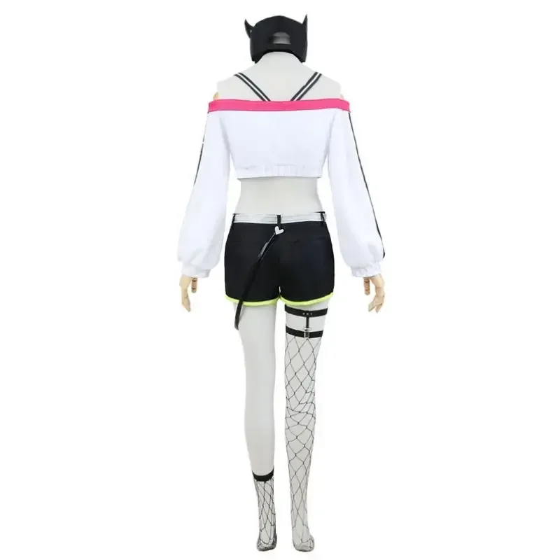 Hololive Tokoyami Towa Cosplay Costume And Hat VTuber Towa's Wig Headgear Halloween Virtual YouTuber Sexy Clothing