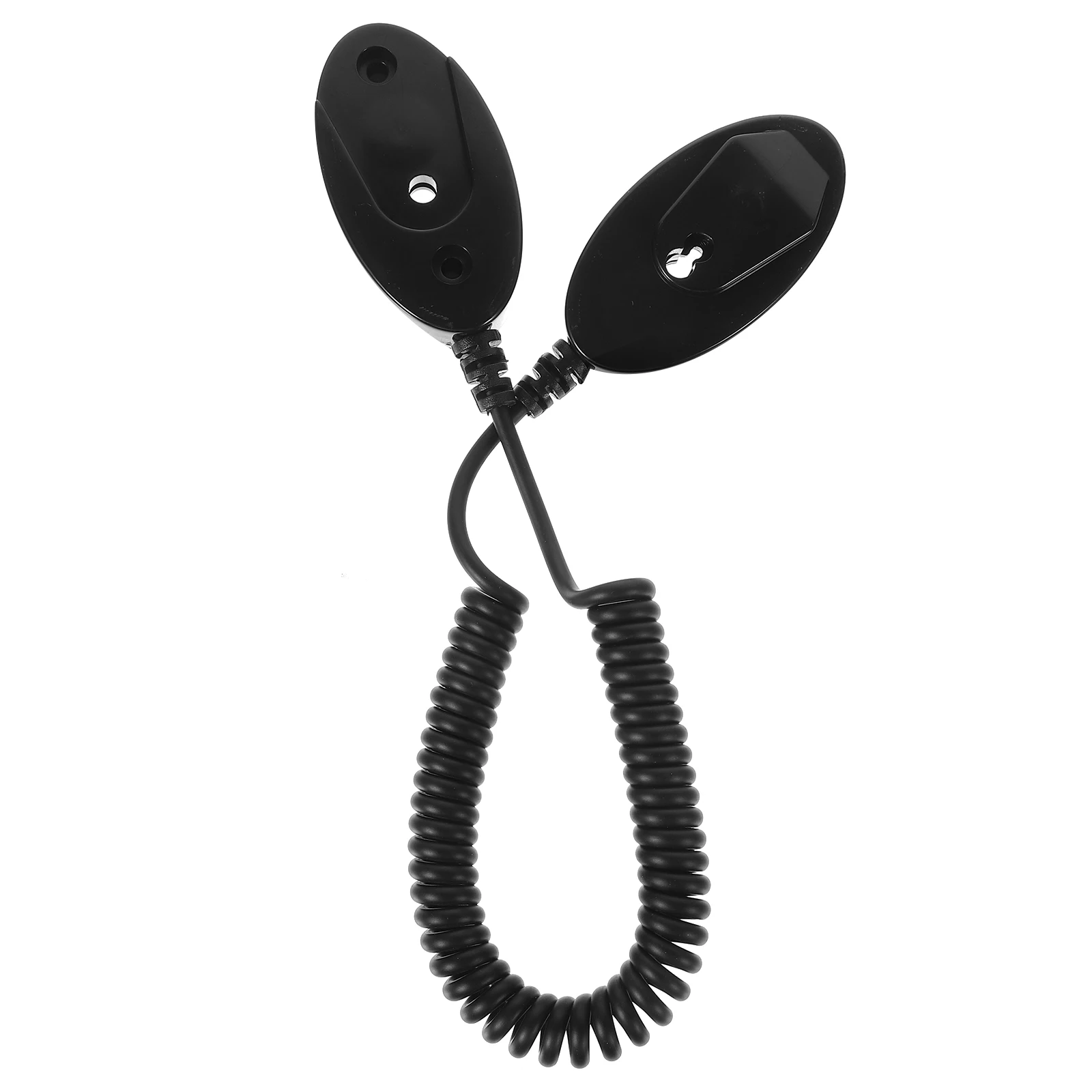 

Mobile Phone Anti Loss Retractable Cable Adhesive Hook White Remote Control Leash for Tablets Secure Design