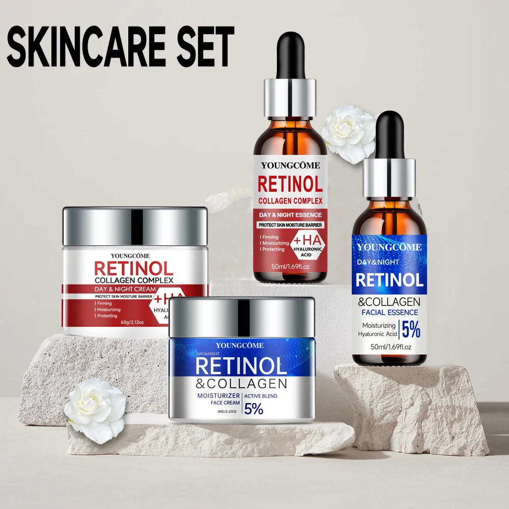 مجموعة كريم الوجه الريتينول أقفال في الرطوبة لإصلاح البشرة وتنعيم التجاعيد ويزيد من المرونة للبشرة الأصغر سناً #6