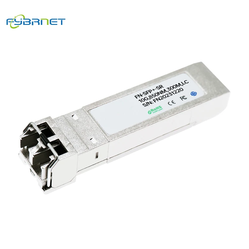 Módulo transceptor SFP de Fibra 10G SR SFP +, multimodo, dúplex LC 850nm 300m, Compatible con interruptor de Fibra Cisco/Mikrotik/H3C