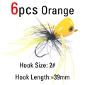 6PCS orange
