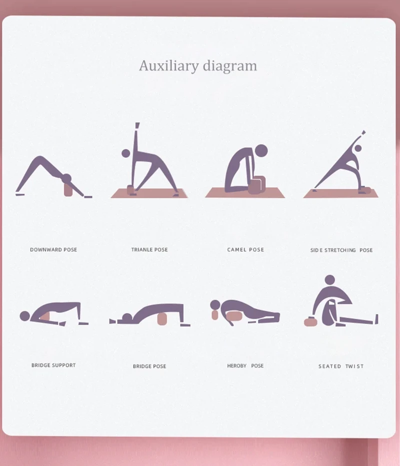 1 Stück Yoga-Block, Schaumstoff-Block für das Fitnessstudio, Pilates-Trainingsgerät, Trainingsmatte, Sport-Yoga-Zubehör, Trainingsgerät für zu Hause. – Detail 13
