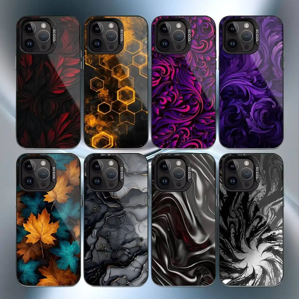 

A-aesthetics Phone Case For iPhone17,16,15,14,13,12,11 Plus,Pro Max Black Candy Matte Shockproof Cover