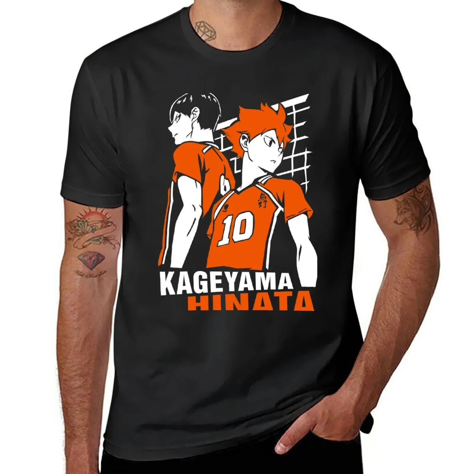 

New Kageyama Tobio and Hinata Shoyo - Kagehina Haikyuu T-Shirt t-shirts man anime clothes mens big and tall t shirts