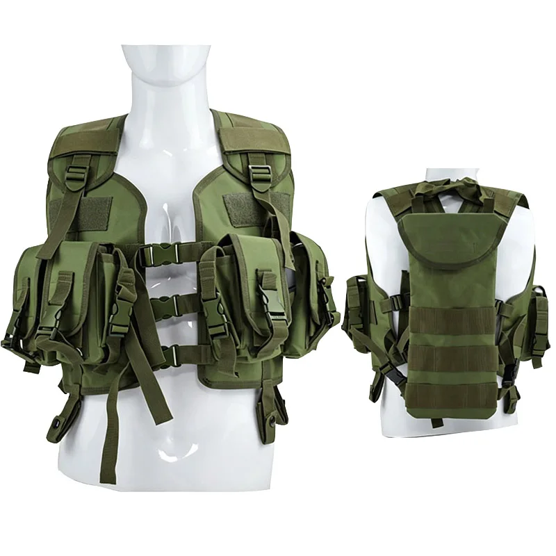 Men\'s Outdoor Sports Tactical Vest Hunting Clothes Shooting Accessories Airsoft Vests With Water Bag