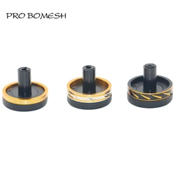 Pro Bomesh Aluminum Fighting Butt Cap End Cap Decorative Trim DIY Fishing Rod Component Repair Accessory