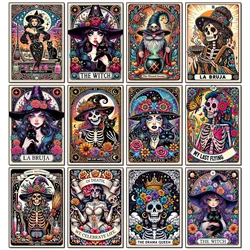 Witch Tarot Diamond Painting DIY Full Round/Square Rhinestone Painting Mosaic Cross Embroidery Set Home Decor Hobby Gift