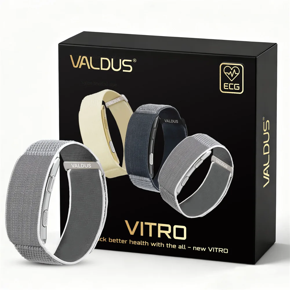 

VITRO screenless ECG smart watch real-time heart rate and body temperature monitoring female health monitoring bracelet