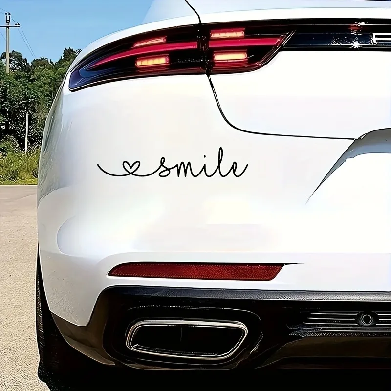 

Красота улыбка авто наклейка крышка царапины мультяшная наклейка на окно для мотоцикла Vw Bmw E46 Ford Focus