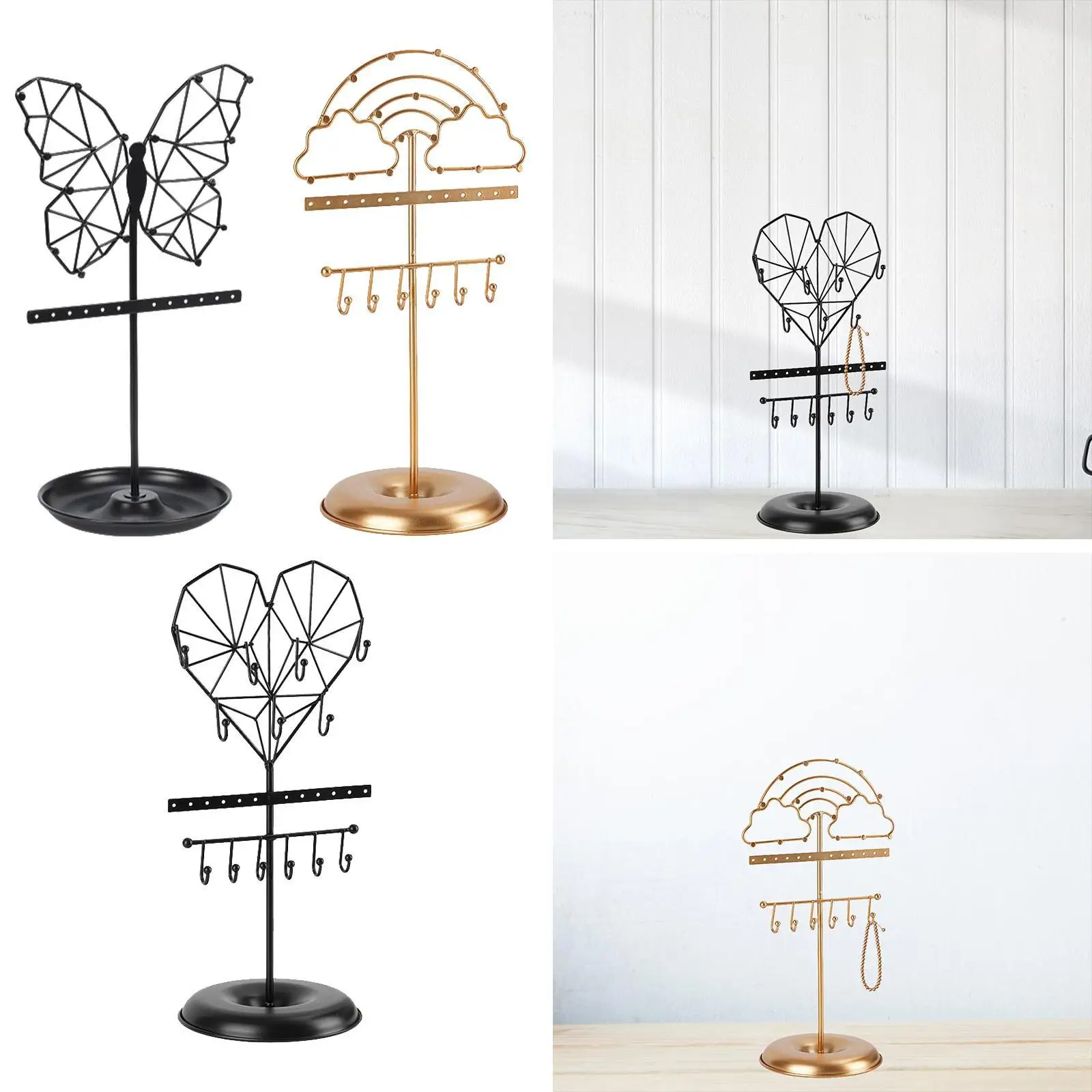 

Jewelry Organizer Display Necklaces Holder Desktop Necklace Hanger Jewelry
