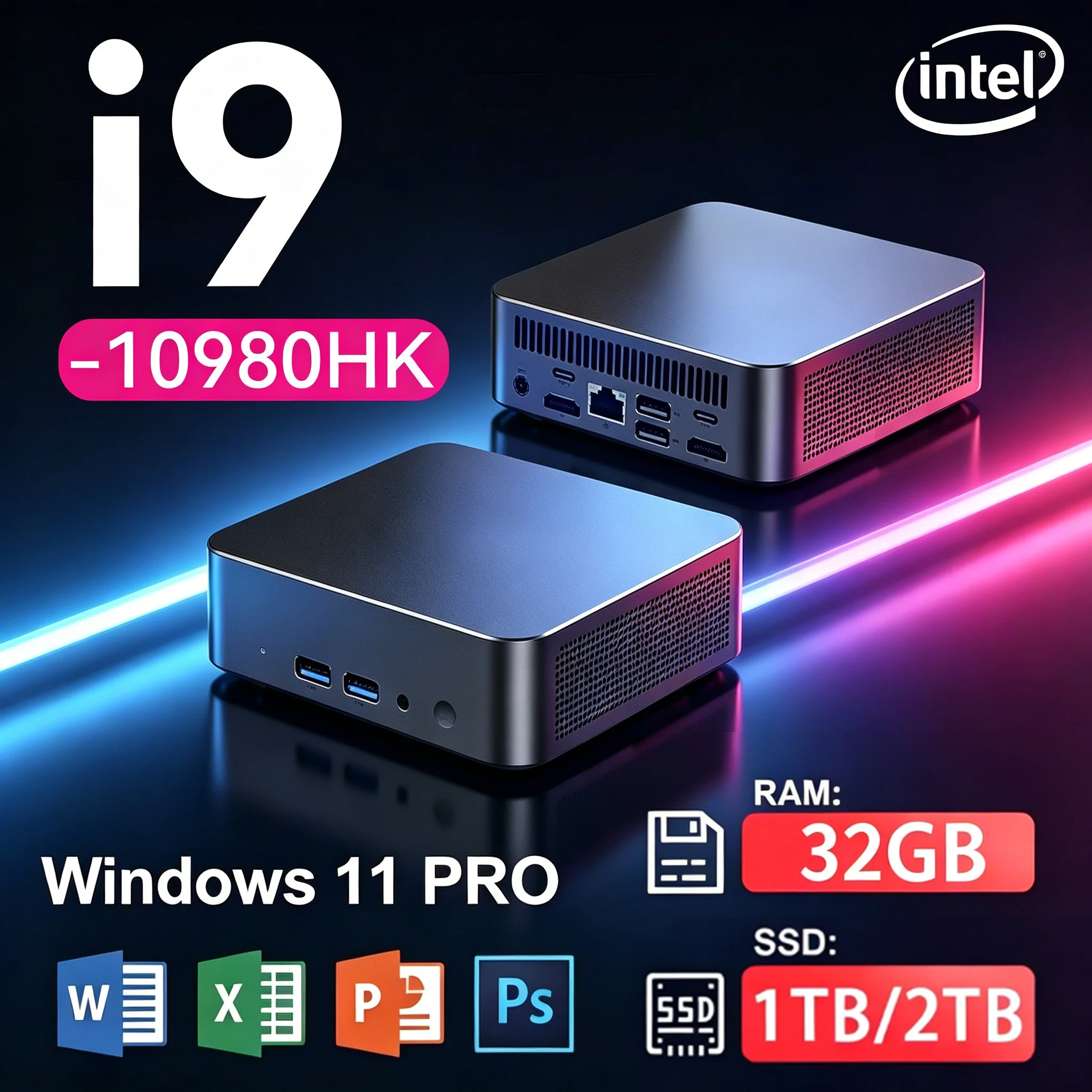 2026 Mini PC Intel Core I9 109 - Pc Gaming Ram 32Gb recension och pris
