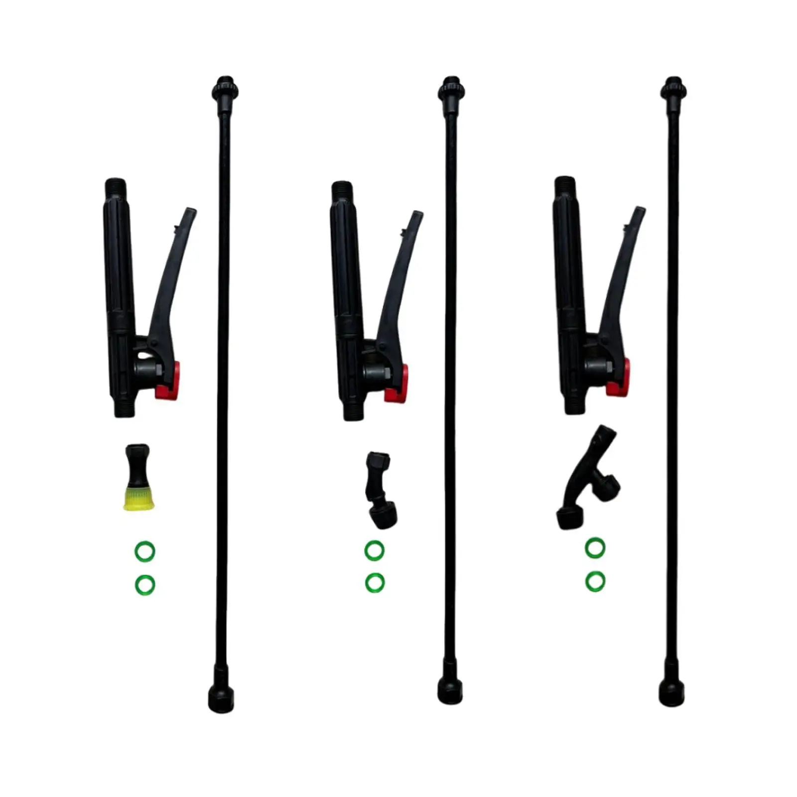 عصا رش الري، فوهة رش بلاستيكية متينة للحديقة، قضيب مرن لغسيل السيارات ورش النباتات