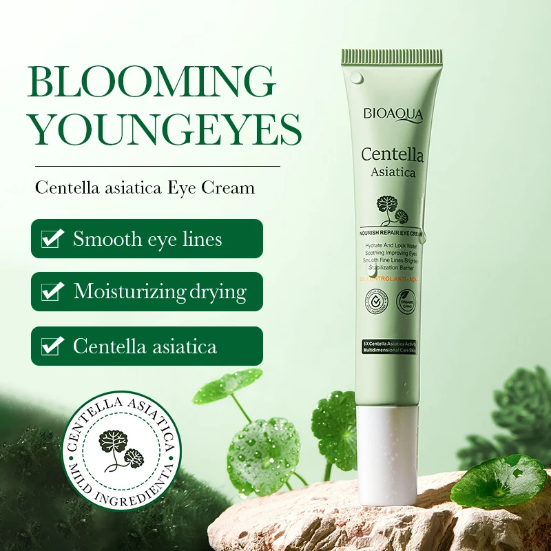 

1/3/5/10PCS BIOAOUA Centella Eye Cream Anti Dark Circles Eyes Bags Moisturizing Firming Eye Creams Beauty Eyes Skin Care Product